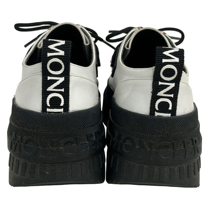 Moncler Loafers 37 White Black Leather