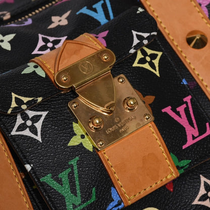 Louis Vuitton Takashi Murakami Monogram Multicolor Keepall 45 Boston Bag Noir — view 7