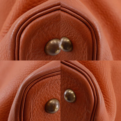 Hermes Tar Taurillon Clemence Brown Tote