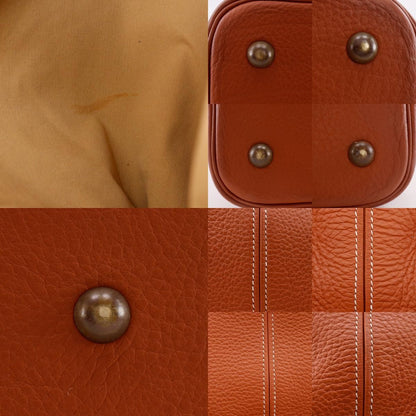 Hermes Tar Taurillon Clemence Brown Tote