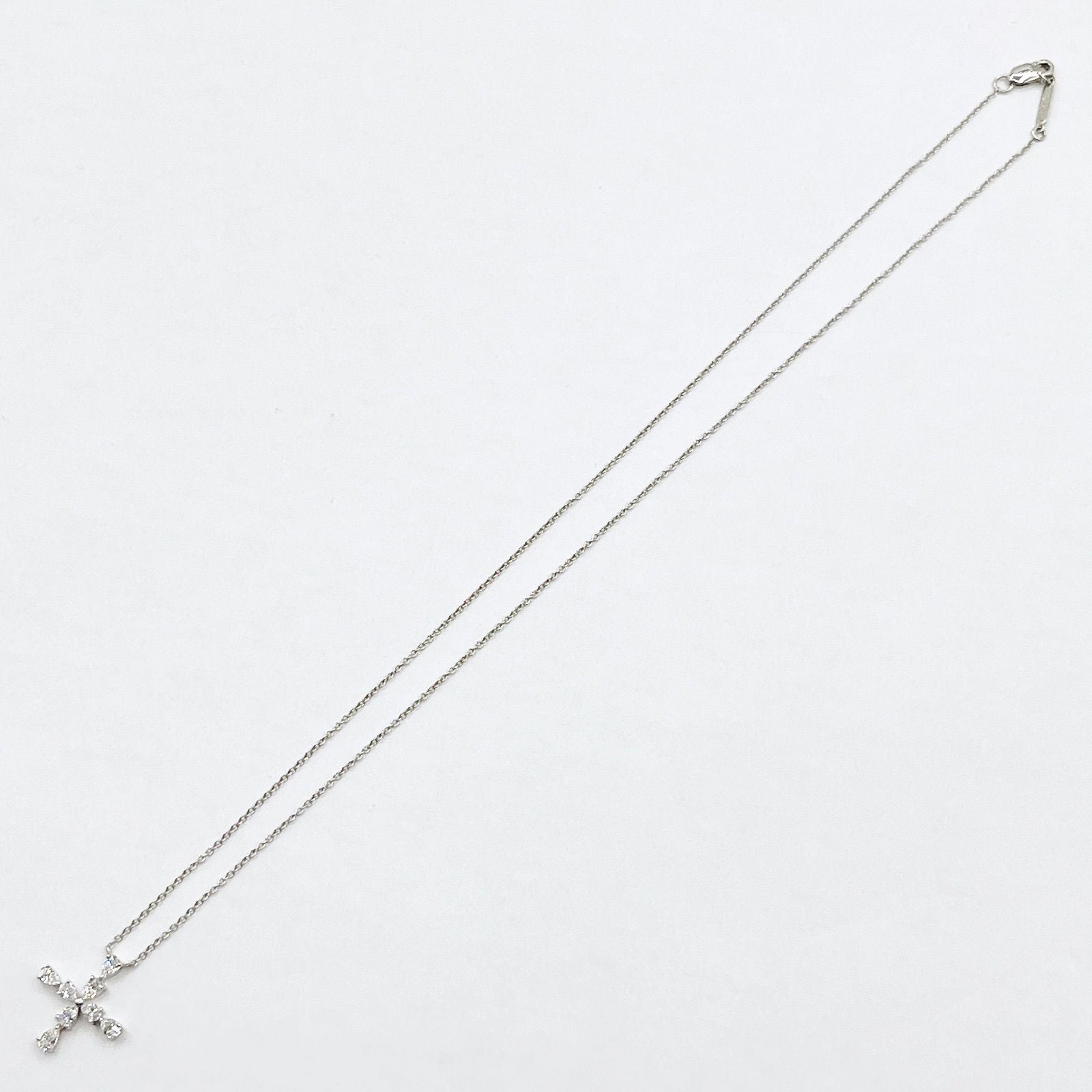 Harry Winston Symbols Diamond Platinum Necklace 42 cm — view 6