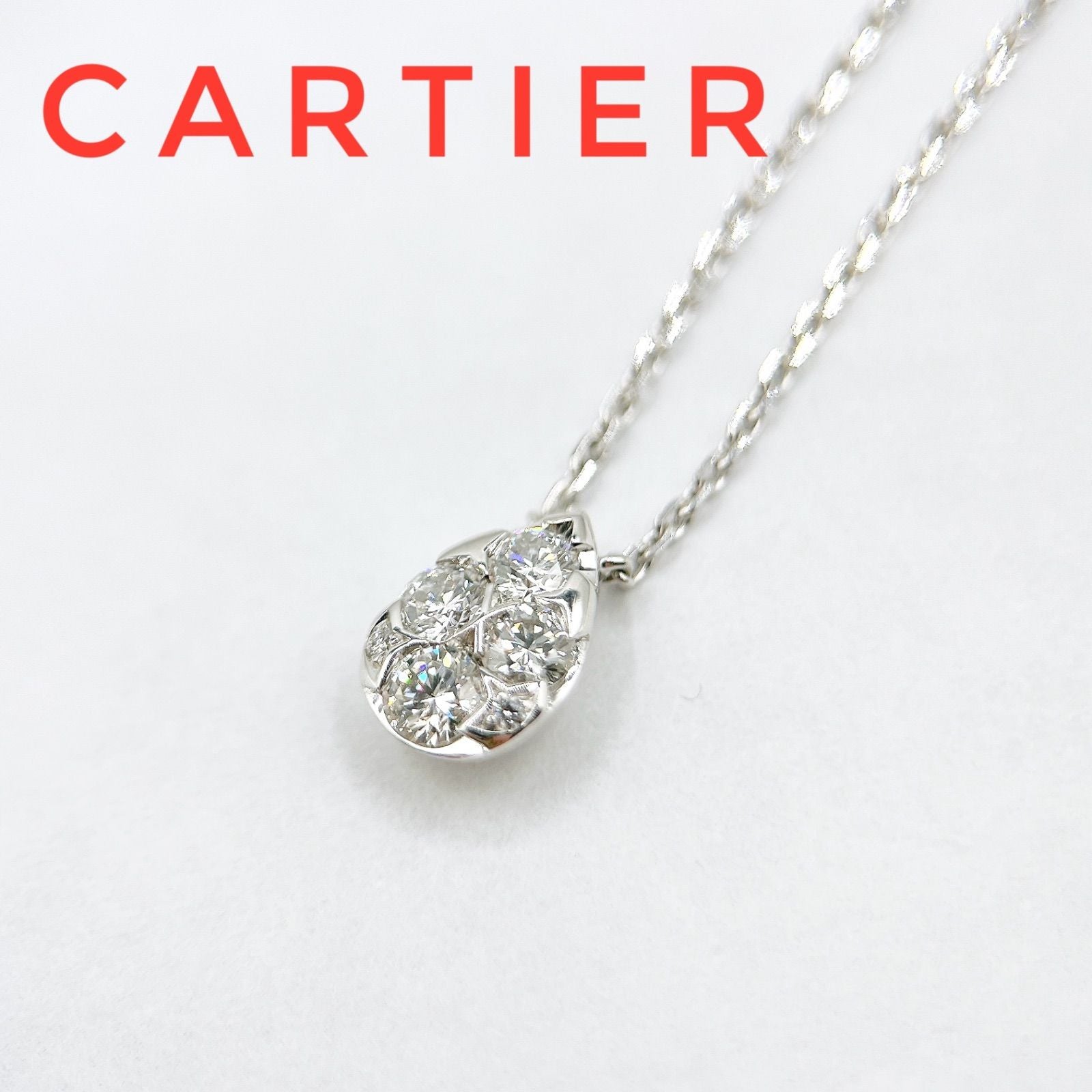 Cartier Etancer de White Gold Necklace Cm