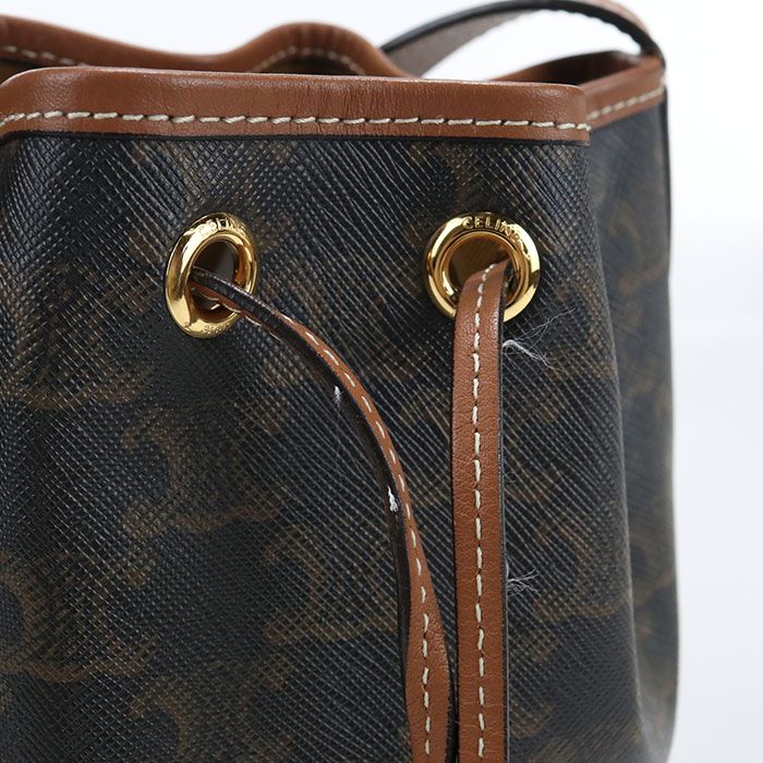Celine Triomphe Canvas Shoulder Bag