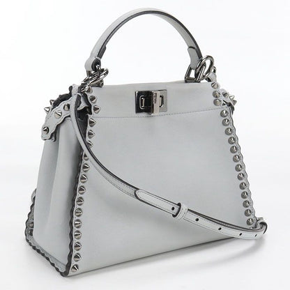 Fendi 2-Way Peekaboo Handbag Calfskin