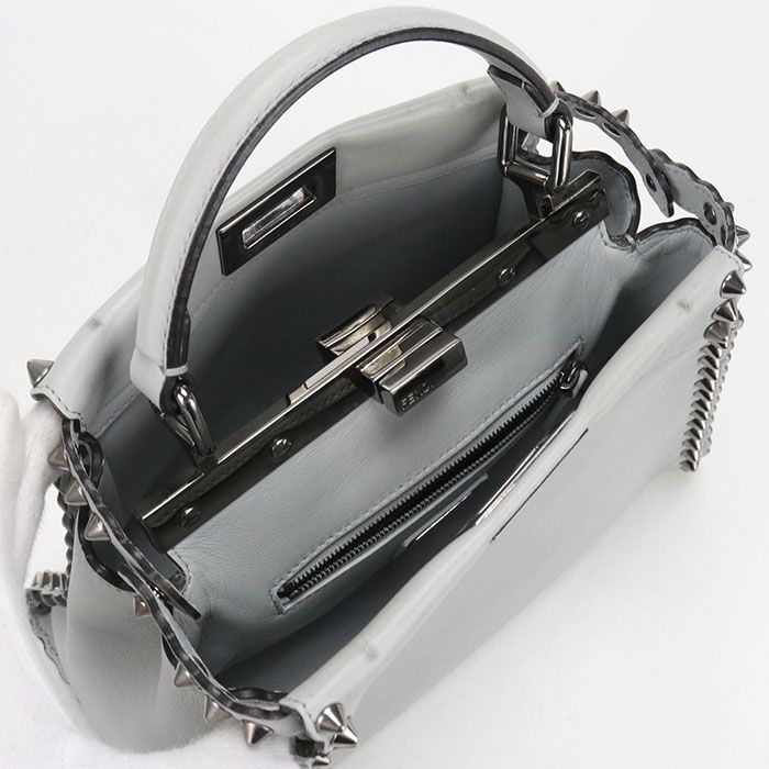 Fendi 2-Way Peekaboo Handbag Calfskin