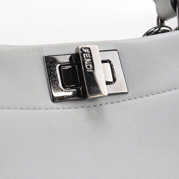 Fendi 2-Way Peekaboo Handbag Calfskin