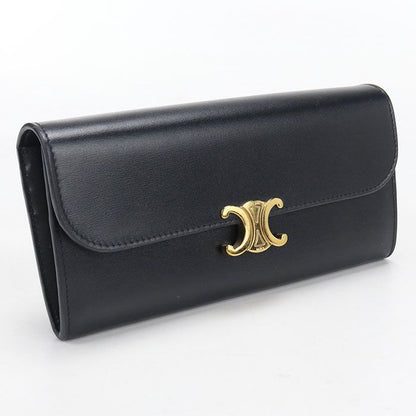 Celine Large Wallet Triomphe Bifold Calfskin