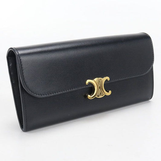 Celine Large Wallet Triomphe Bifold Calfskin
