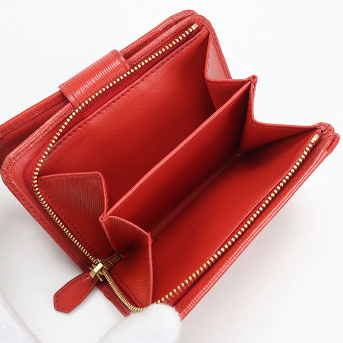Prada Vitello Leather Wallet Bifold