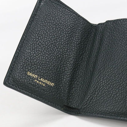 Saint Laurent Tiny Wallet Origami Trifold Leather