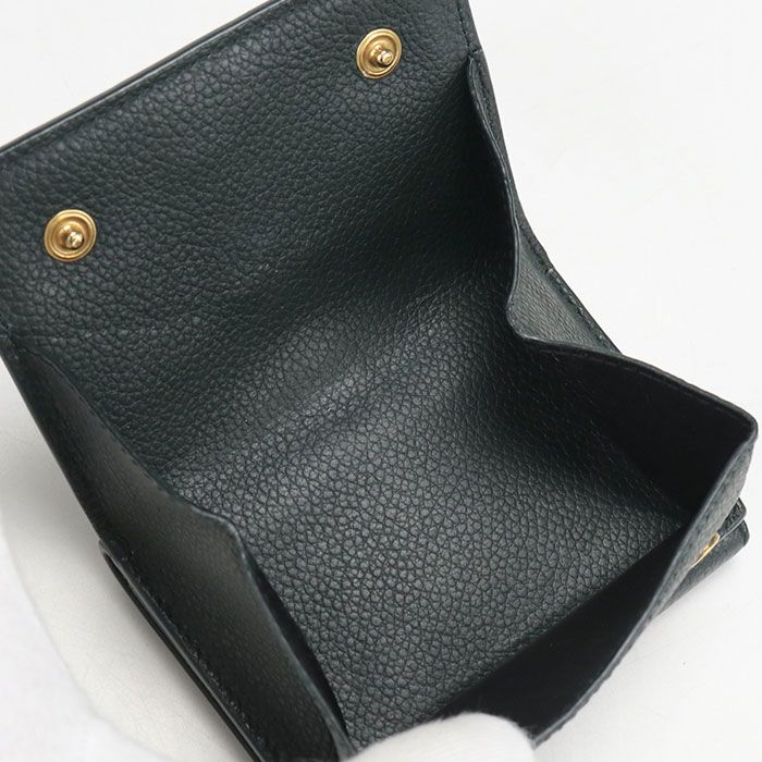 Saint Laurent Tiny Wallet Origami Trifold Leather