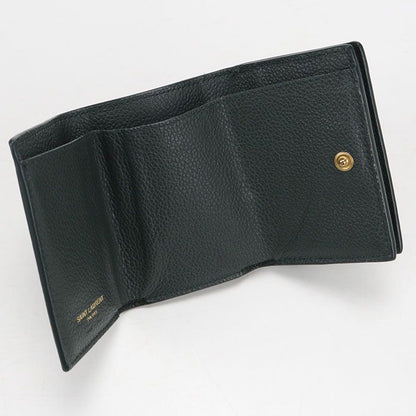 Saint Laurent Tiny Wallet Origami Trifold Leather