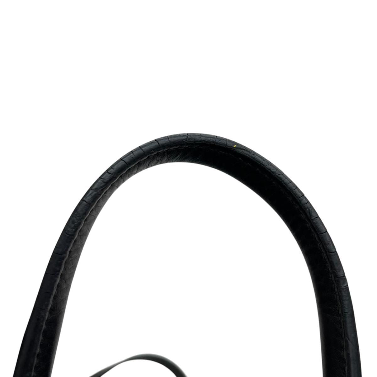 Balenciaga Papier A6 Zip Shoulder Bag Around Black