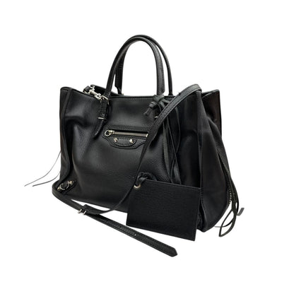 Balenciaga Papier A6 Zip Shoulder Bag Around Black