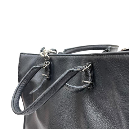 Balenciaga Papier A6 Zip Shoulder Bag Around Black