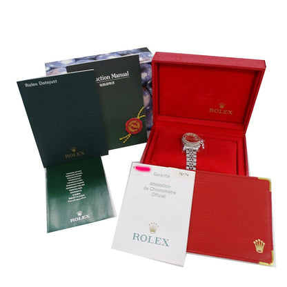 Rolex Datejust Number Watch Diamond Automatic Winding at Stainless Steel White