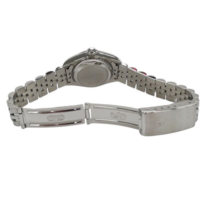 Rolex Datejust Number Watch Diamond Automatic Winding at Stainless Steel White