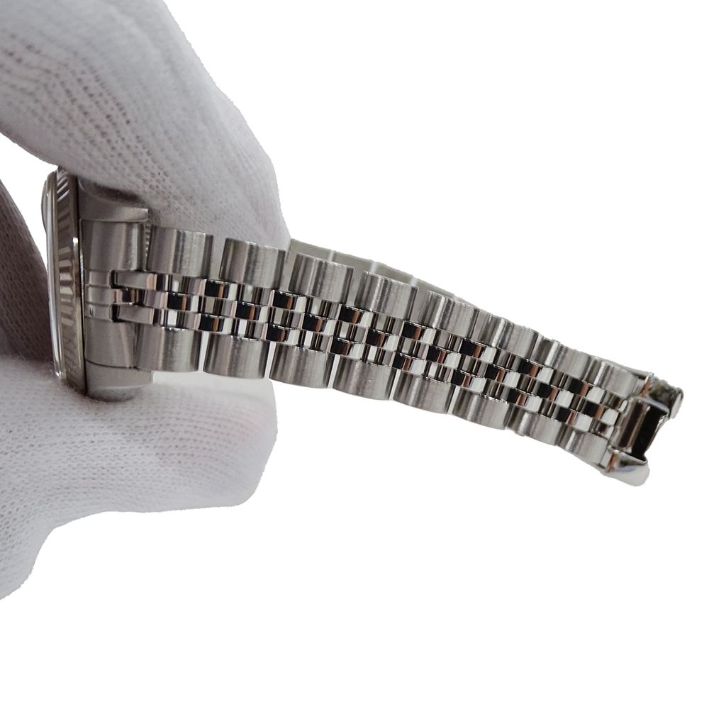 Rolex Datejust Number Watch Diamond Automatic Winding at Stainless Steel White