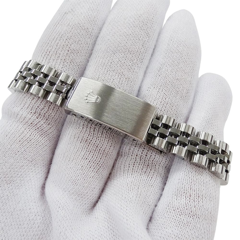 Rolex Datejust Number Watch Diamond Automatic Winding at Stainless Steel White