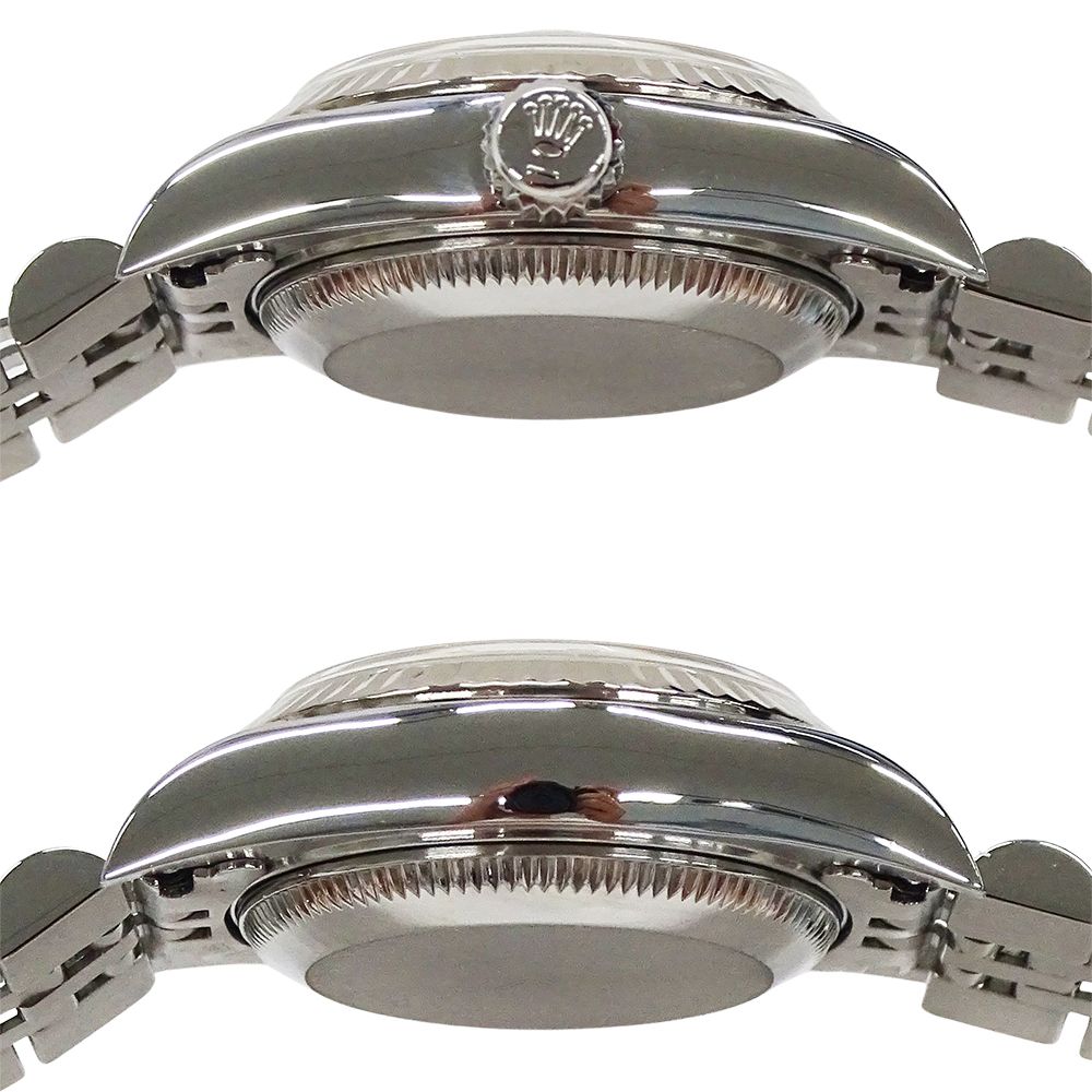 Rolex Datejust Number Watch Diamond Automatic Winding at Stainless Steel White