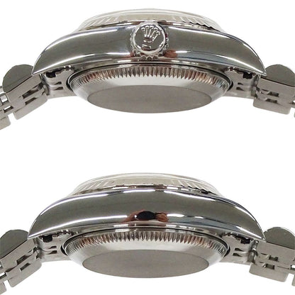 Rolex Datejust Number Watch Diamond Automatic Winding at Stainless Steel White