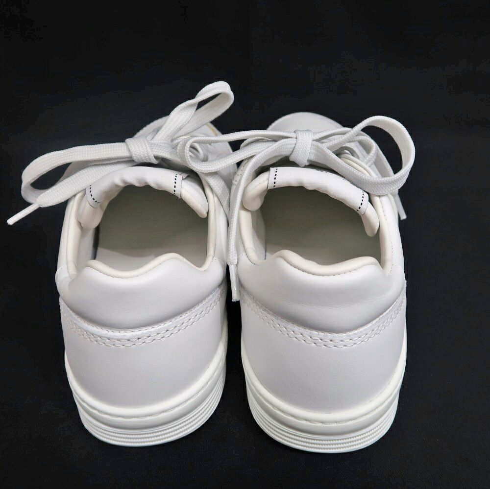 Chanel Sneakers 37 White Leather Shoes