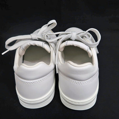Chanel Sneakers 37 White Leather Shoes