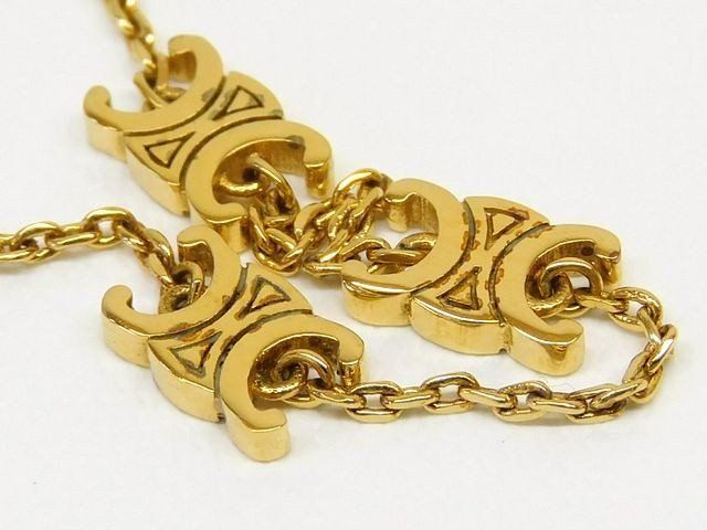 Celine Mini Triomphe Bracelet Gold