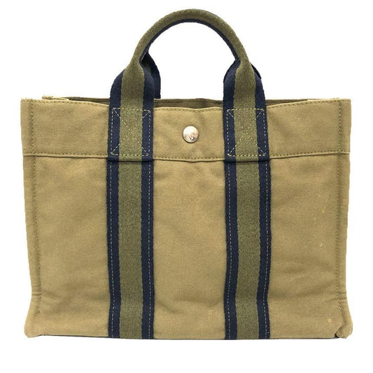 Hermes Fourre Tout PM Tote Khaki