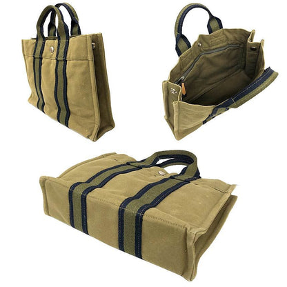 Hermes Fourre Tout PM Tote Khaki