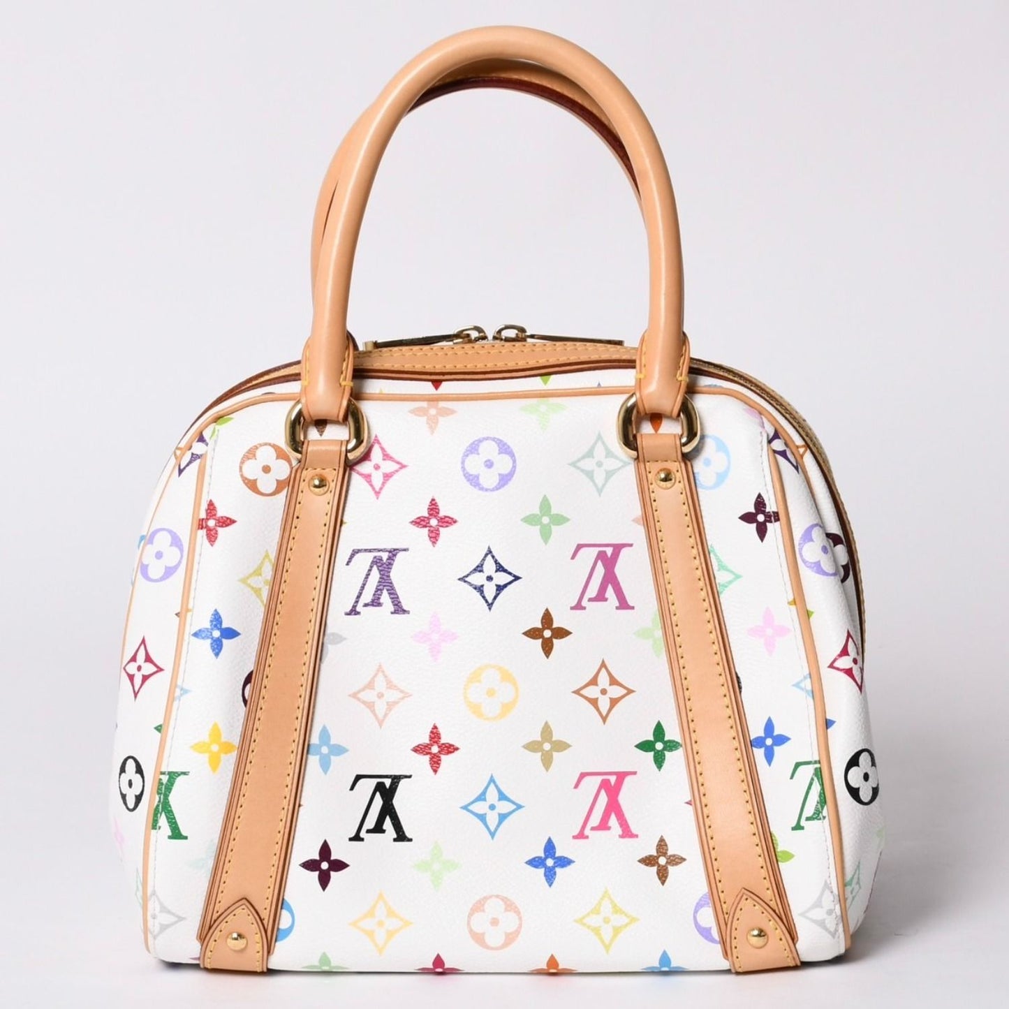Louis Vuitton Priscilla Handbag Monogram Multicolor White Takashi Murakami — view 2