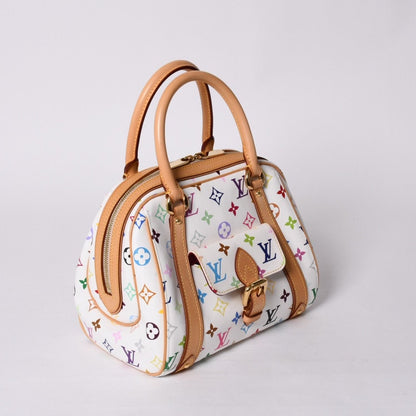 Louis Vuitton Priscilla Handbag Monogram Multicolor White Takashi Murakami — view 3