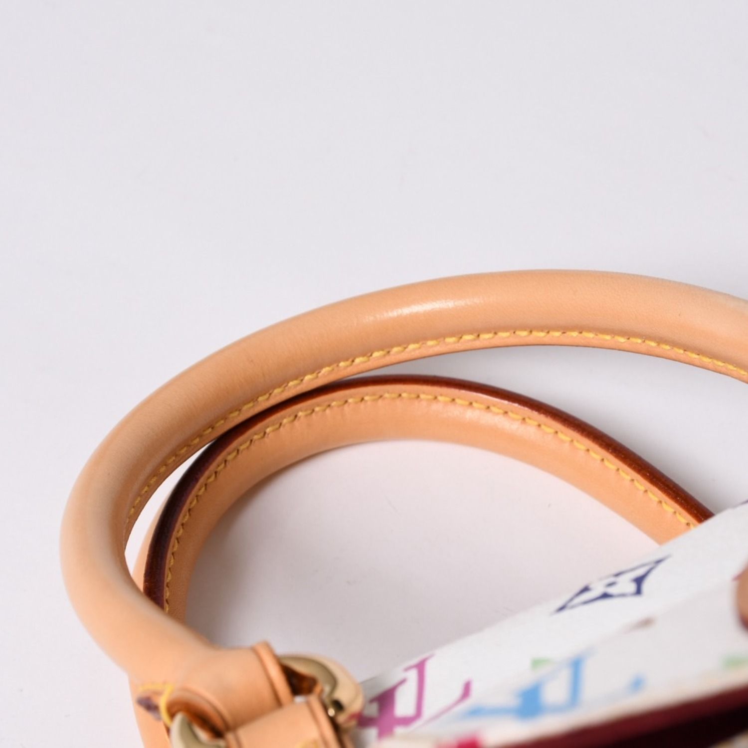 Louis Vuitton Priscilla Handbag Monogram Multicolor White Takashi Murakami — view 7