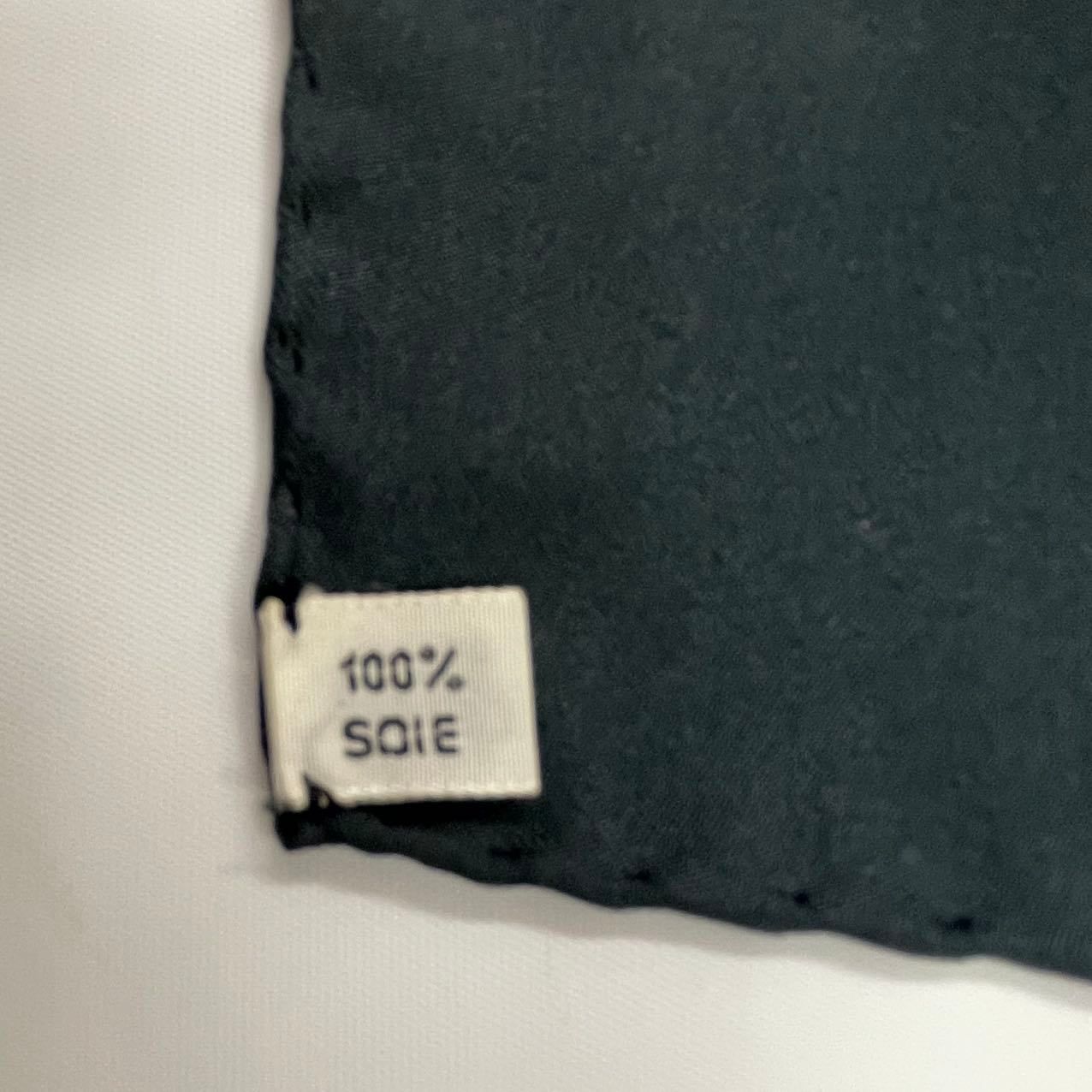 Hermes Scarf Silk Carre 90 Proues Black