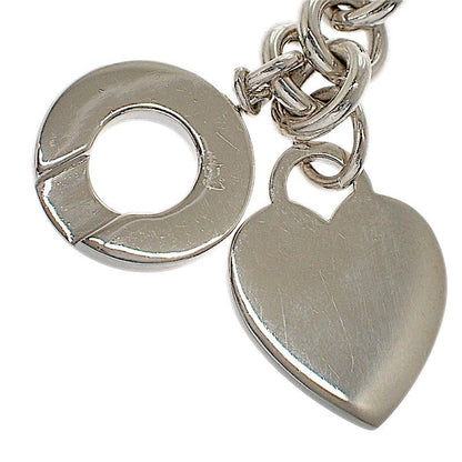 Tiffany & Co Heart Tag Toggle Chain Necklace Pendant 925 Sterling Silver