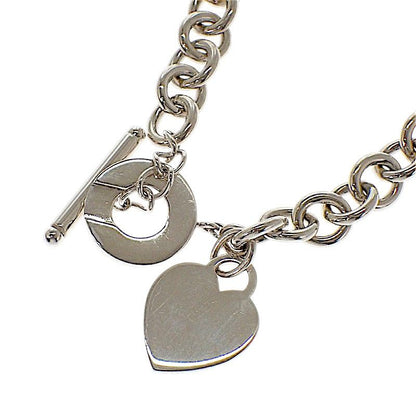Tiffany & Co Heart Tag Toggle Chain Necklace Pendant 925 Sterling Silver