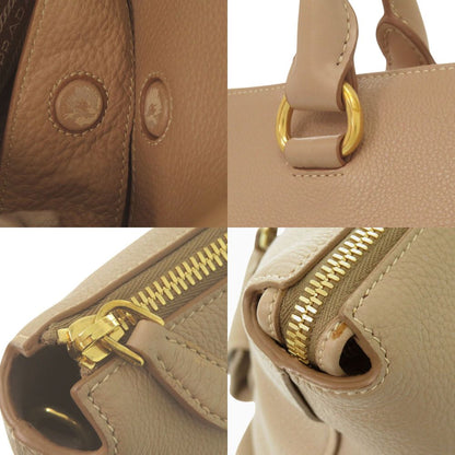 Prada 2-Way Gold Leather Cameo Cammeo Beige Shoulder Bag