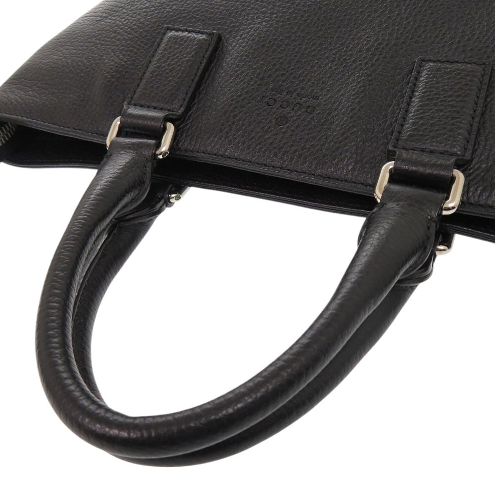 Gucci Leather Black 2-Way Tote