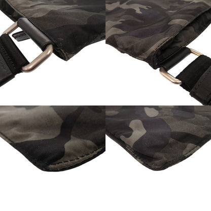 Prada Camouflage Tessuto Khaki Shoulder Bag