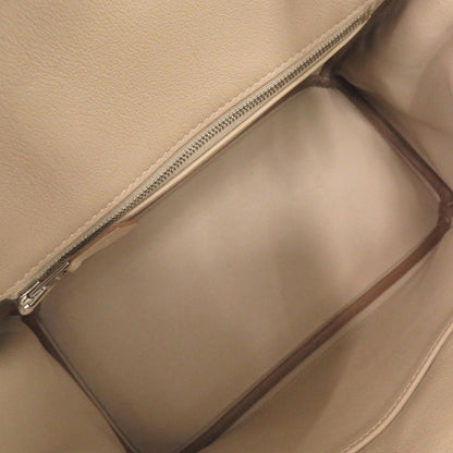 Hermes Birkin 25 Veau Swift Argil Silver Handbag