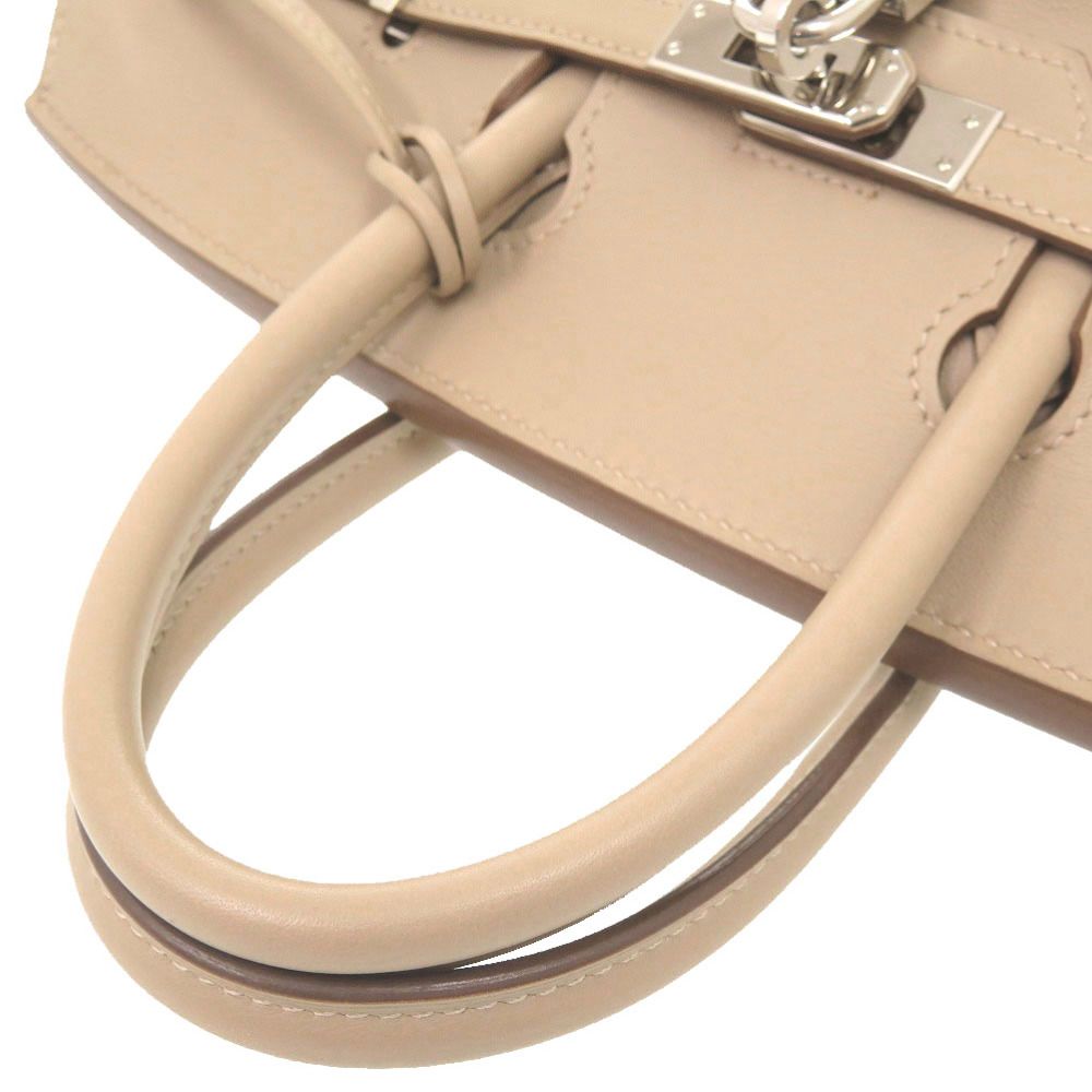Hermes Birkin 25 Veau Swift Argil Silver Handbag