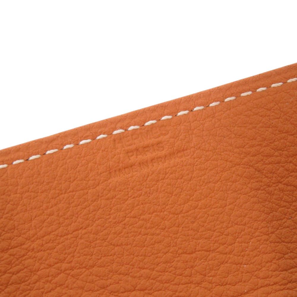 Hermes Miz Elance Desk Leather Potiron Fauve Pen Case Tray