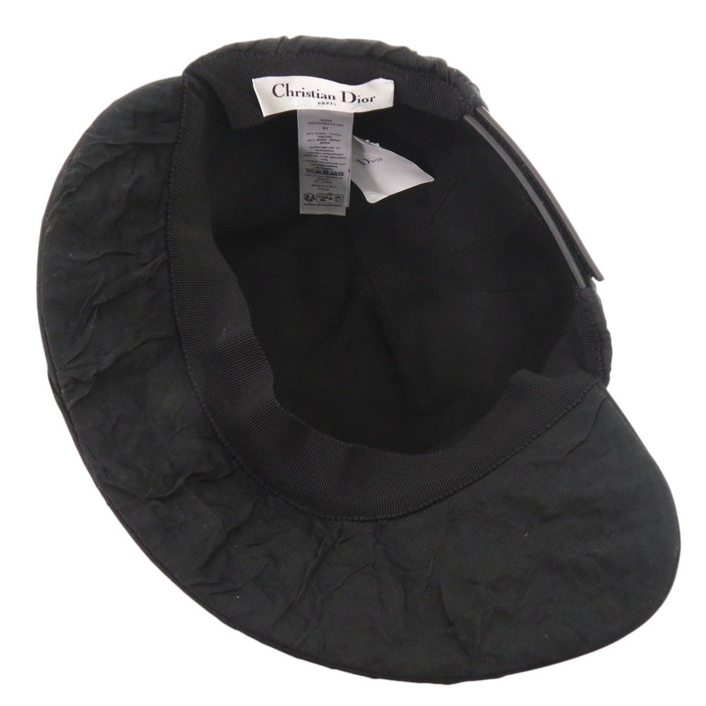 Dior Cotton Metal Black Hat