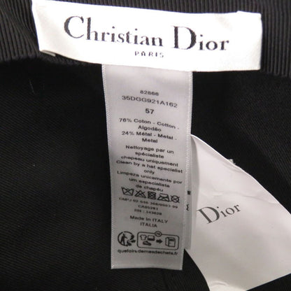Dior Cotton Metal Black Hat