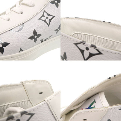 Louis Vuitton Tattoo Line Monogram High Cut 6.5 Leather Rubber White
