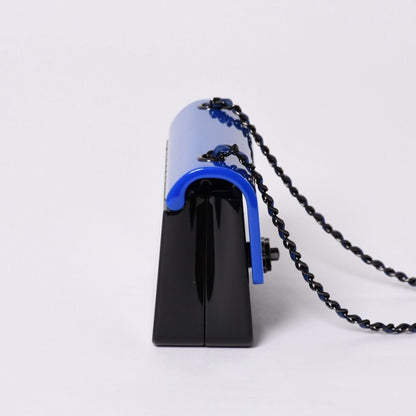 Chanel Mini Evening Chain Shoulder Bag Stand CC Logo Plexiglas — view 4