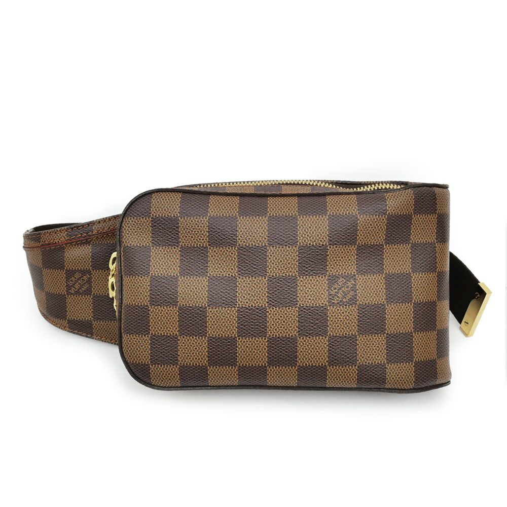 Louis Vuitton Damier Geronimos Body Waist Bag Brown