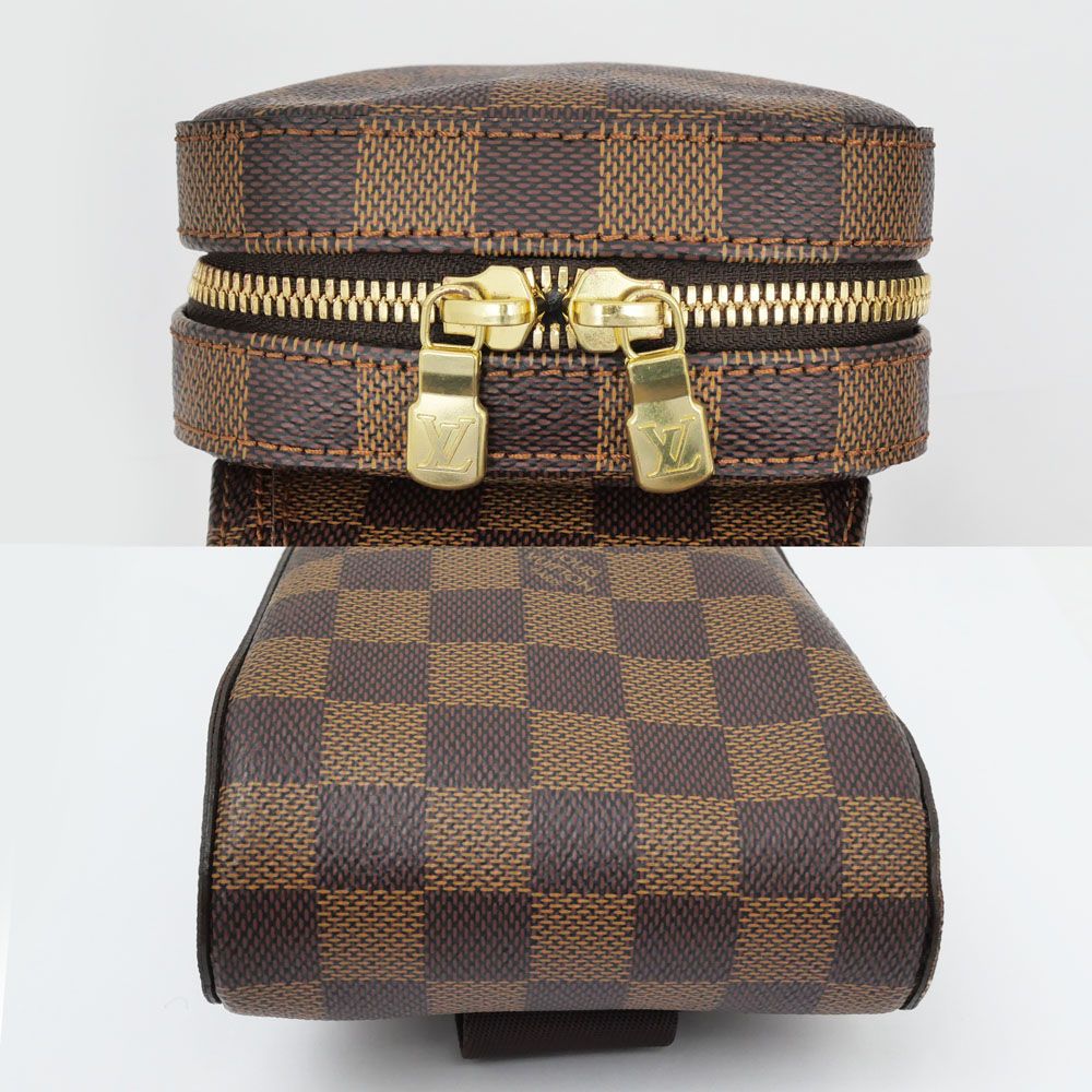 Louis Vuitton Damier Geronimos Body Waist Bag Brown