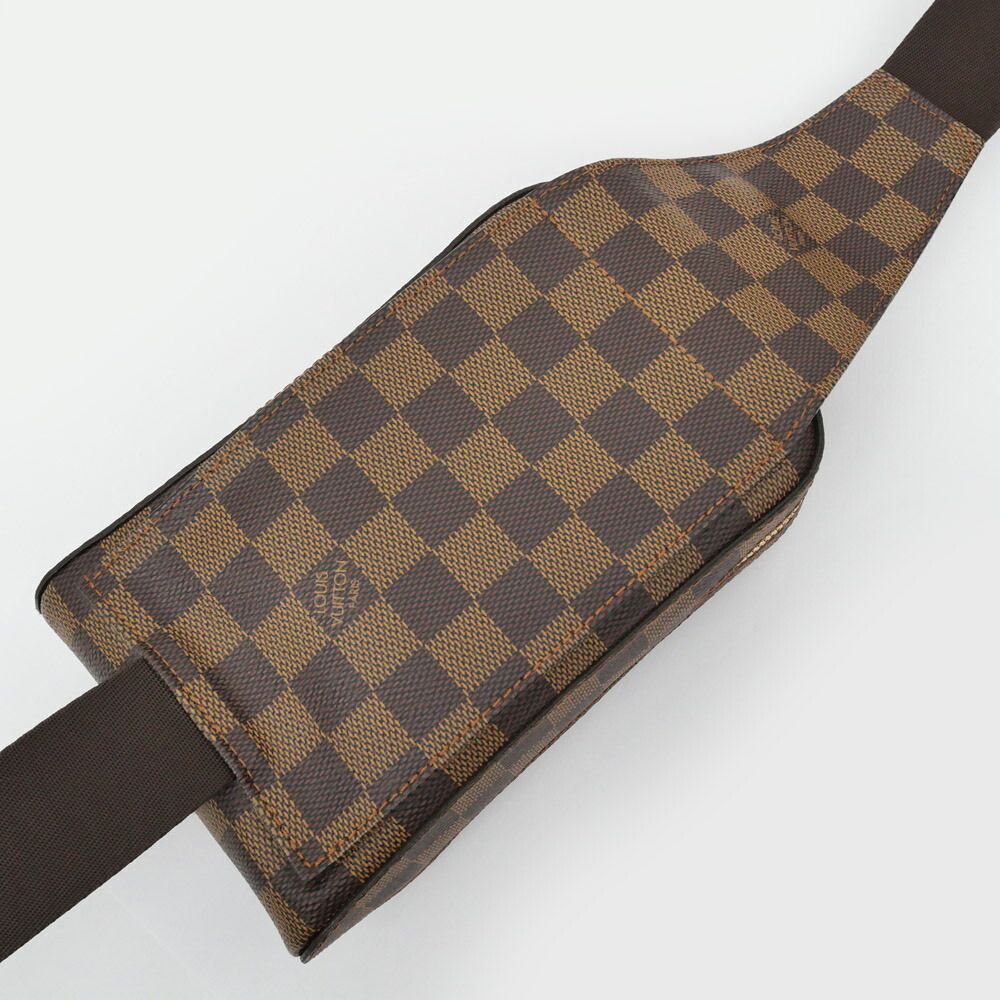 Louis Vuitton Damier Geronimos Body Waist Bag Brown