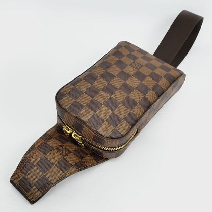 Louis Vuitton Damier Geronimos Body Waist Bag Brown